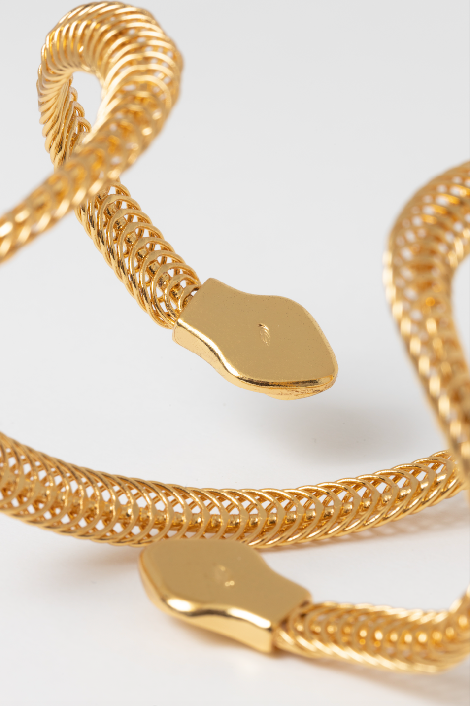 Sacred Snake 8 Cuff Bracelet - Gold