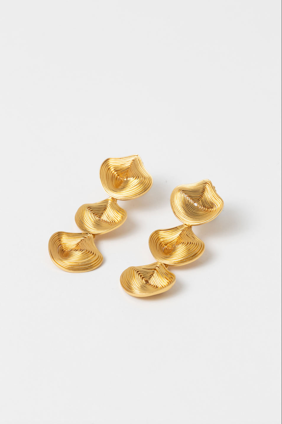 Pendientes Kamakay Triple Drop S - Oro