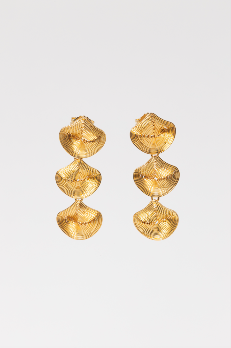 Pendientes Kamakay Triple Drop S - Oro
