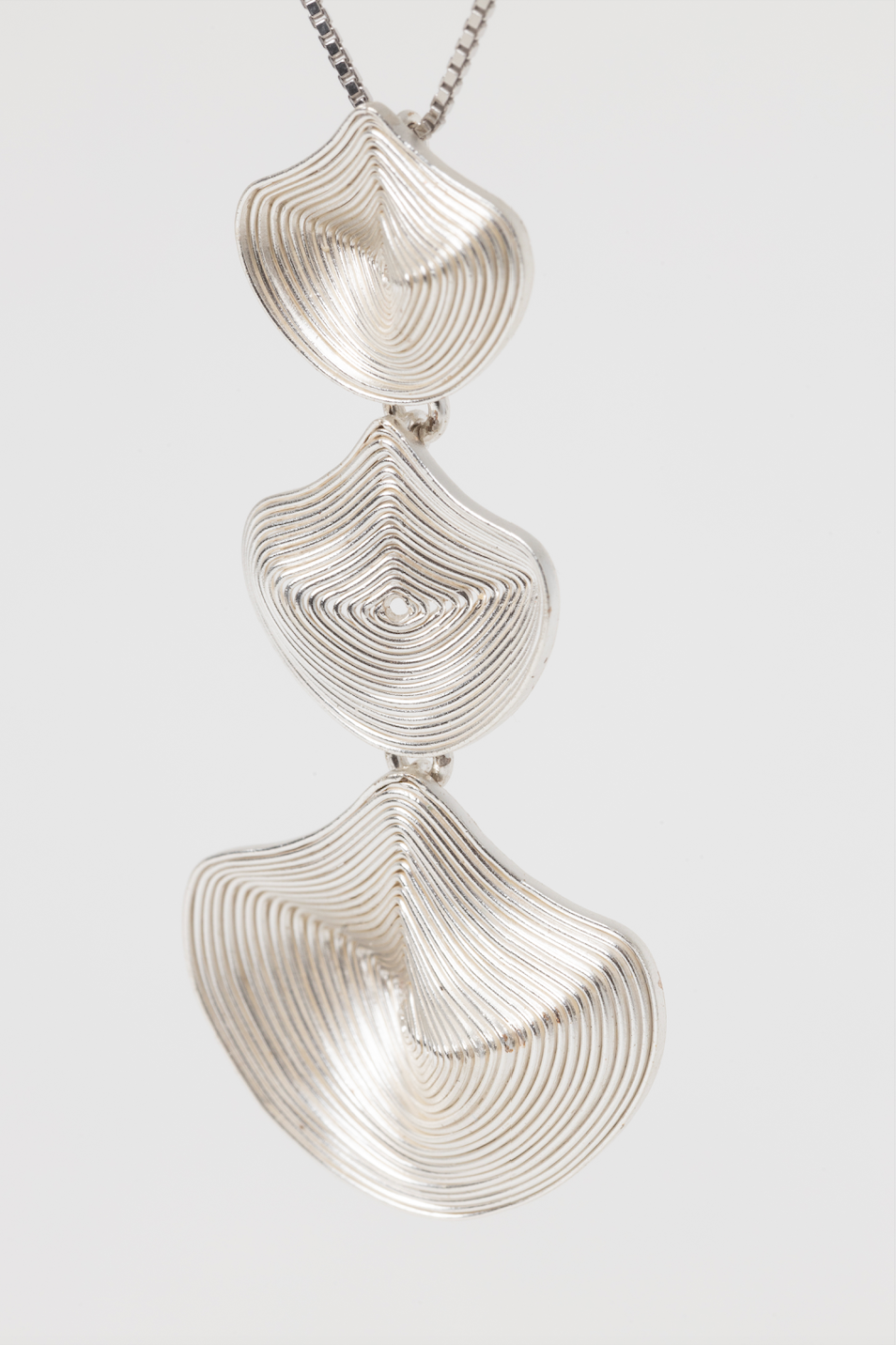 Colgante triple clásico Kamakay - Plata
