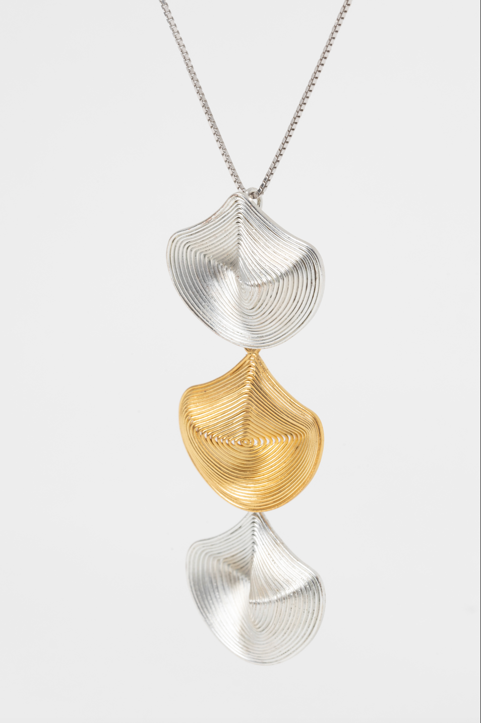 Kamakay Colgante Triple L - Mezcla Plata