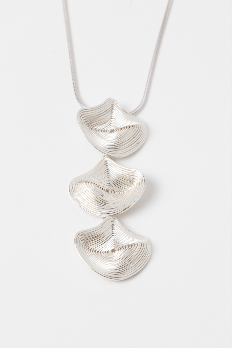 Colgante Triple Kamakay M - Plata